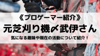 元芝刈り機〆武伊(鈴木〆ぶいてっく)さんとは?趣味や現在の活動について紹介!