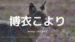 博衣こより